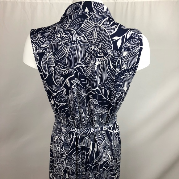 Talbots Floral Button Down Maxi Dress Size XLP - Picture 3 of 7